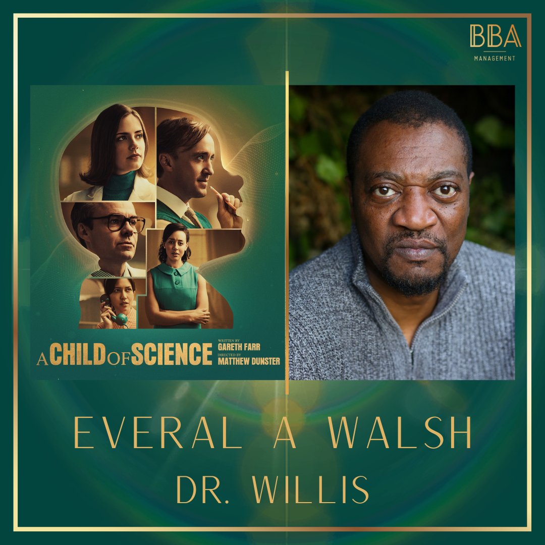 Our incredible EVERAL A WALSH (@EveralWalsh) has just been announced as Dr. Willis in @BristolOldVic production of ‘A Child of Science’ 🧪🥼 A Child of Science charts Robert Edwards, Patrick Steptoe & Jean Purdy’s creation of IVF and the army of women whose bravery helped them…