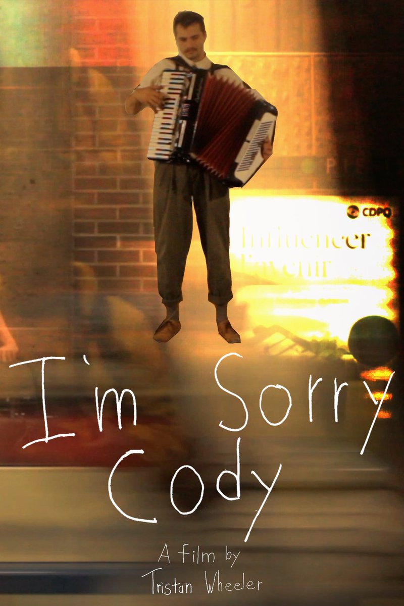 Toronto friends! My latest short film I’M SORRY CODY will be playing on May 9 at Cinecycle before Joey Litvak’s GHOST CAMERA. Get tickets and watch as a documentary about a busker quickly devolves when a new career opportunity presents itself. eventbrite.ca/e/bleeding-edg…