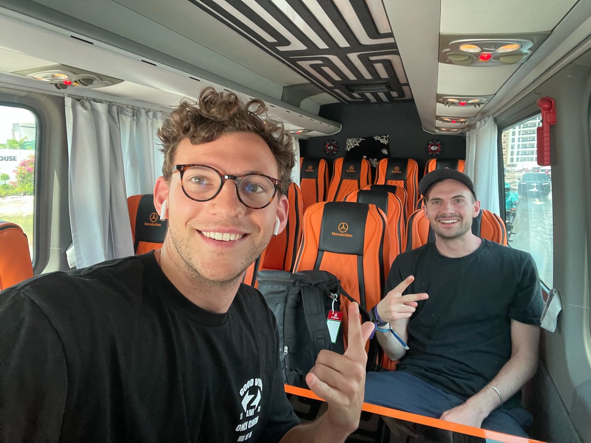 Zebu_live's tweet image. Where there&apos;s a Web3 event...

There&apos;s the Horsfall brothers 🫡

@0x_styx &amp;amp; @HarryHorsfall_ starting the day off right!

Next stop Studio49 Yacht Party!