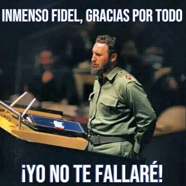 La lealtad es un principio que debe vivir con cada hombre. #Fidel No te fallaré. #Cuba #Matanzas