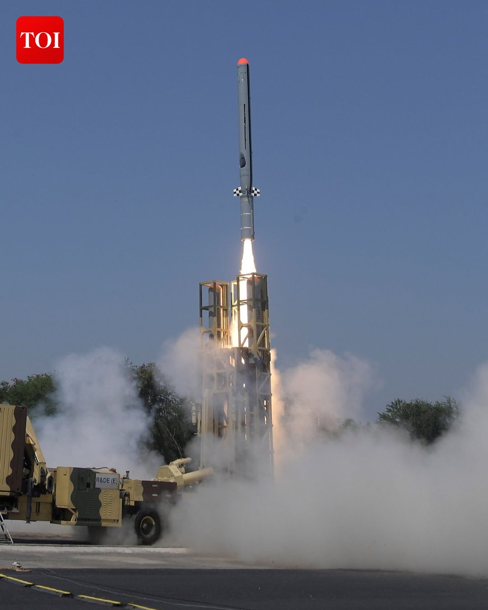 timesofindia's tweet photo. #InPics | The Defence Research and Development Organisation (#DRDO) has successfully tested the Indigenous Technology Cruise Missile (#ITCM) from the Integrated Test Range (#ITR), Chandipur off the coast of Odisha.
Read more here🔗https://t.co/p2vfrCRfXh https://t.co/6YBDIYNeJ5