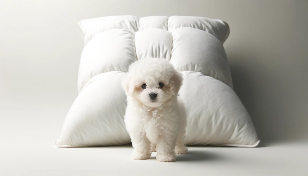 Why this looks soooo much like a pillow commercial...
#bichonfrise #puppy