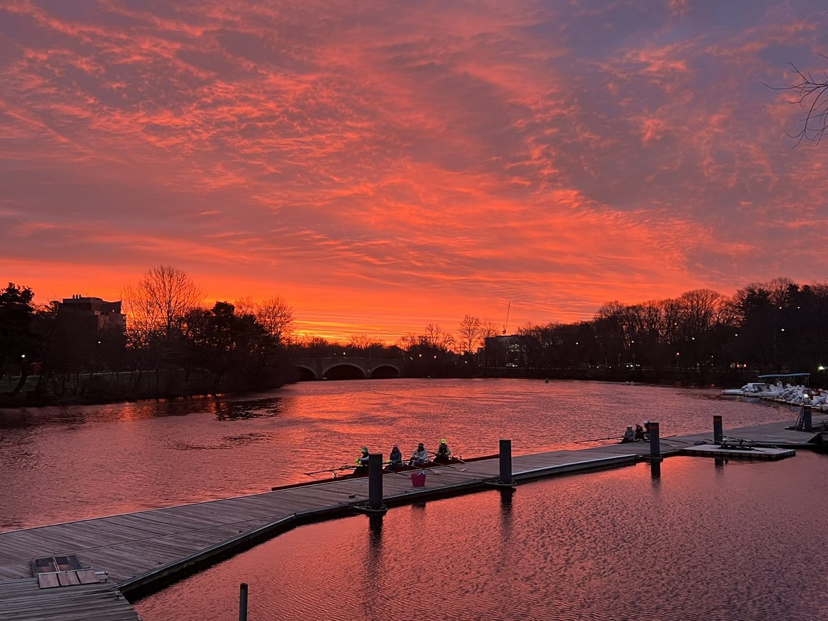 Sunrise on the Charles River, Boston @CRIBoston