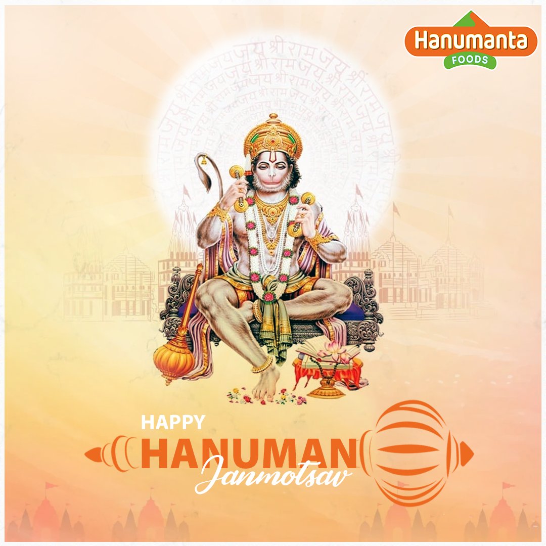 May the divine presence of Lord Hanuman uplift your spirit to new heights and guide you towards goodness. Wishing you a Happy Hanuman Jayanti!

#HappyHanumanJayanti #HanumanJayanti #JaiHanuman #HanumanJanmotsav #Hanumanta #HealthyHanumanta #Nutrition #Wellness #FoodIsFuel