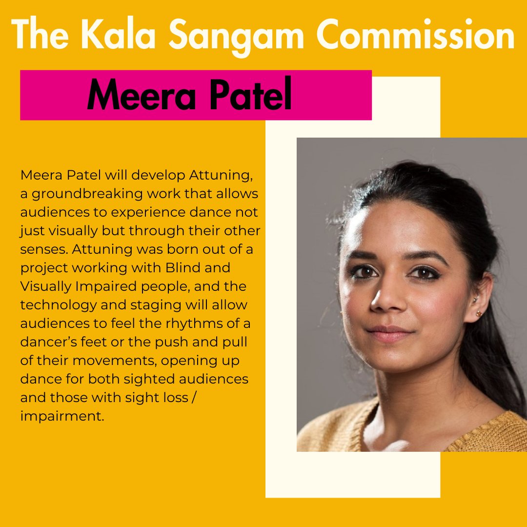 We are delighted to announce that Akshay Sharma and Meera Patel have been awarded the first Kala Sangam Commissions. Each will receive £10,000 towards the development of new dance works that will be performed at Bradford Arts Centre in 2025. kalasangam.org/general-news/a…