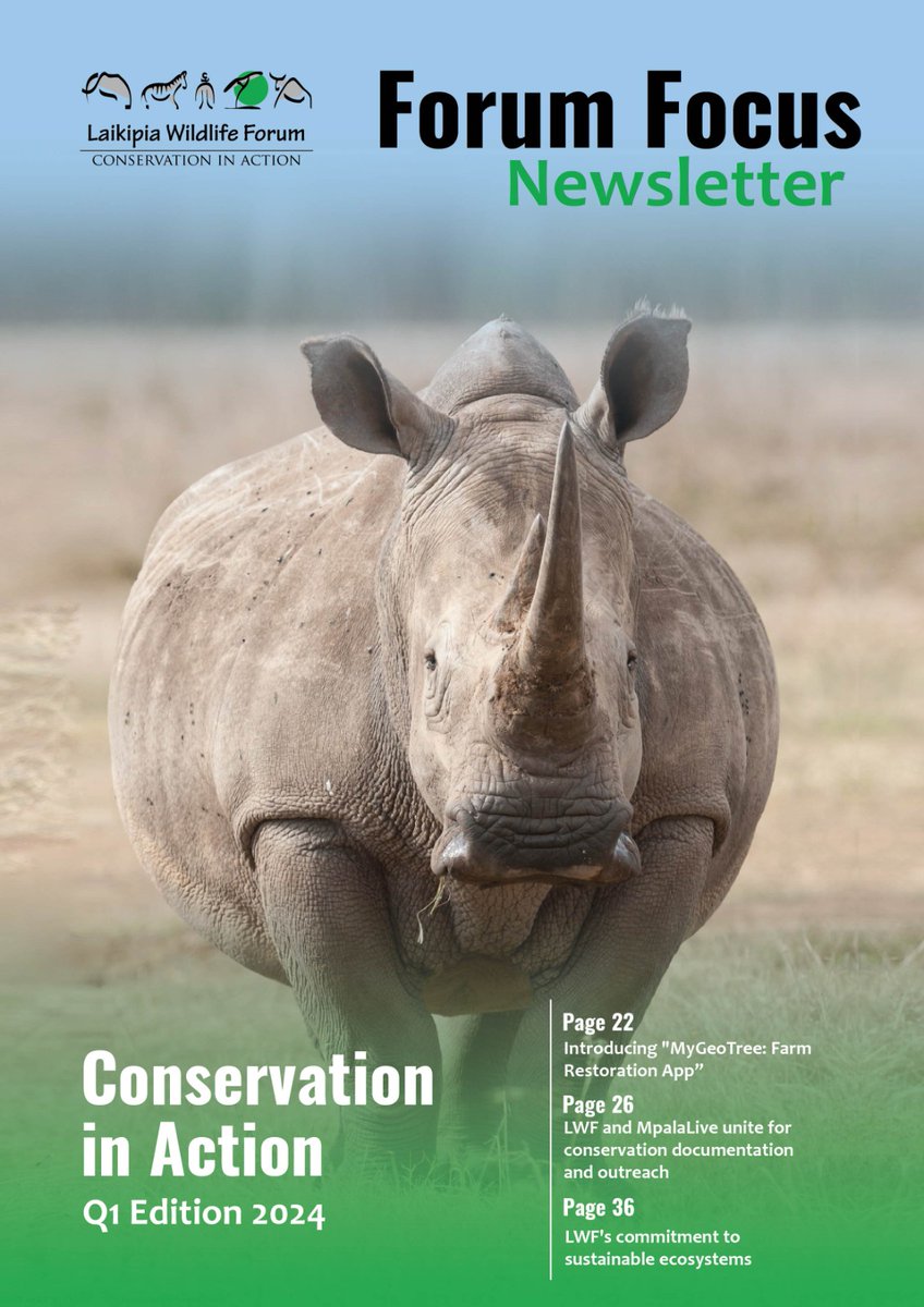 Excited to share LWF's Q1 2024 Newsletter! 📰 Celebrating partnerships & conservation strides in Laikipia. shorturl.at/eisMQ Thanks to all who support our mission! #LWF #Q12024 #Conservation