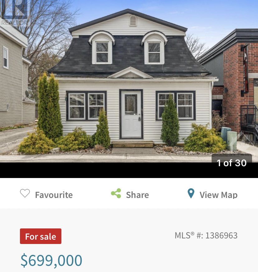 One of the oldest houses in Manotick is up for sale…

Siding conceals the original log construction of the main section of this house.

The mansard roof with its decorative hooded dormers were added in the 1870s. 

Someone please buy it and make it a cool shop or restaurant?