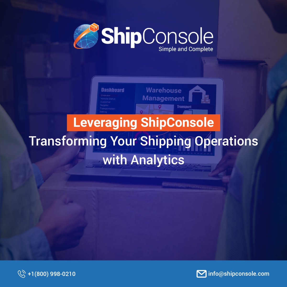 Seamlessly streamline operations, cut costs, and ensure exceptional customer experiences with our integrated shipping analytics in Oracle Cloud ERP. To know more @ tinyurl.com/3ampjy5y

#shippinganalytics #OracleCloudERP #OracleERPCloud #shippingsoftware  #Oraclerpintegration