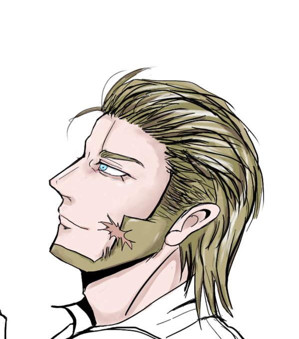 「beard scar」 illustration images(Latest)