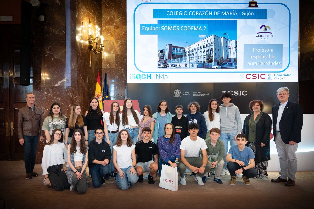 HiScoreScience's tweet photo. Ganadores categoría equipo

@SilosColegio #IESJuanDeGaray @SalesEstrecho @codemagijon @IesCajal @mauxvillaamil https://t.co/NuPwi8qcKG