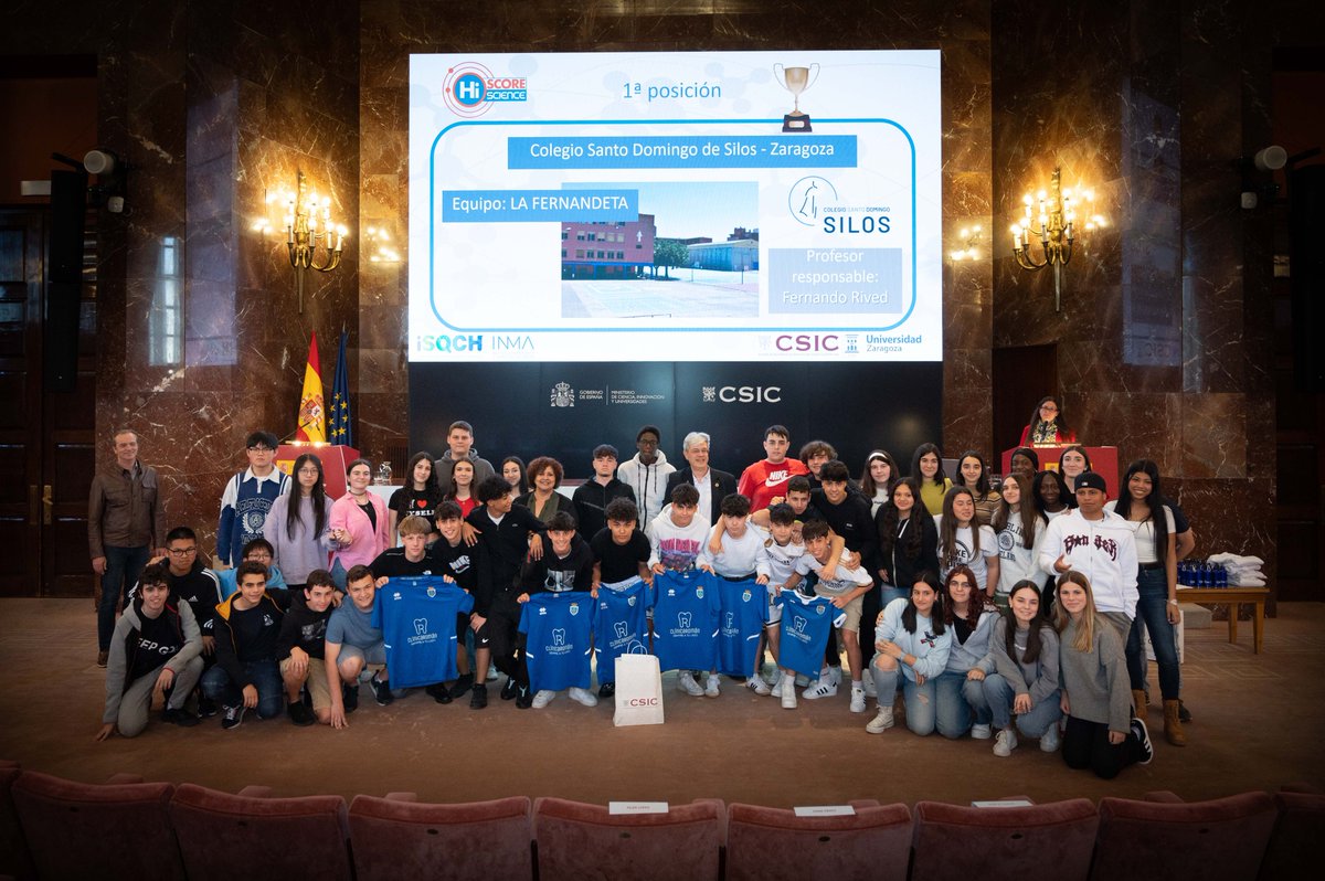HiScoreScience's tweet photo. Ganadores categoría equipo

@SilosColegio #IESJuanDeGaray @SalesEstrecho @codemagijon @IesCajal @mauxvillaamil https://t.co/NuPwi8qcKG