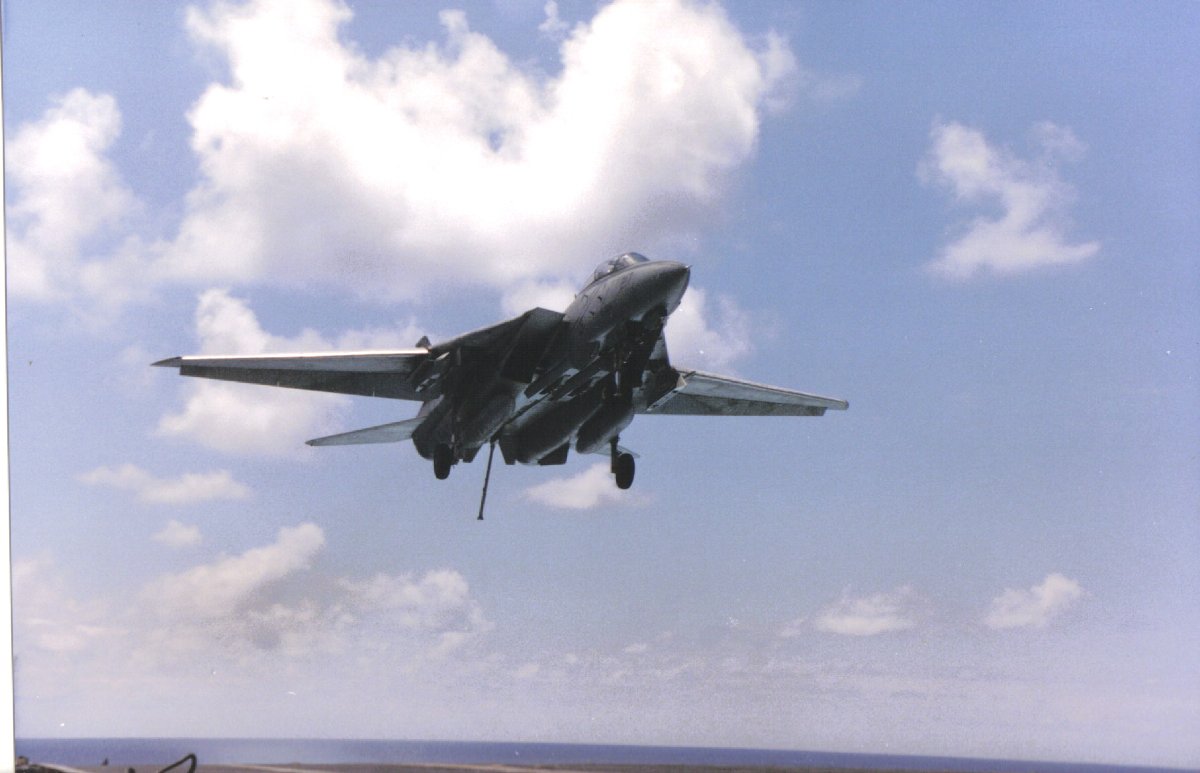 #tomcatthursday #vf103 #jollyrogers #ussenterprise #cvn65 #35mmfilm #tailhook down, 1996.  #usnavy #flynavy #navalaviation #f14tomcat #aviationhistory #aviation #avgeeks #avgeeks #aviationphotography #airplane #aircraft #jets #fighterjet #f14tomcat #grumman