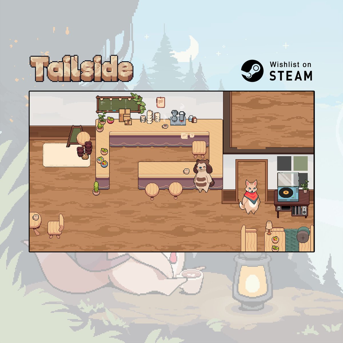 Coffee Beans 🦊 Tailside (OUT NOW on Steam!) tweet media