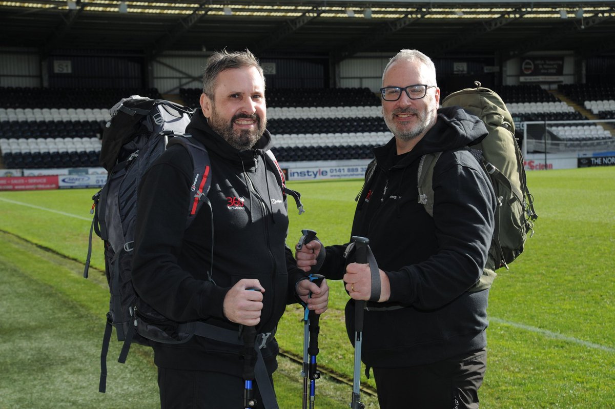 Introducing Mark and Donald, the 'Summit Saints!' 🏔️🏁 This September, they are going to climb Mount Kilimanjaro- the tallest free- standing mountain in the world whilst raising funds for the St. Mirren FC Charitable Foundation and help those less fortunate in our community. ❤️