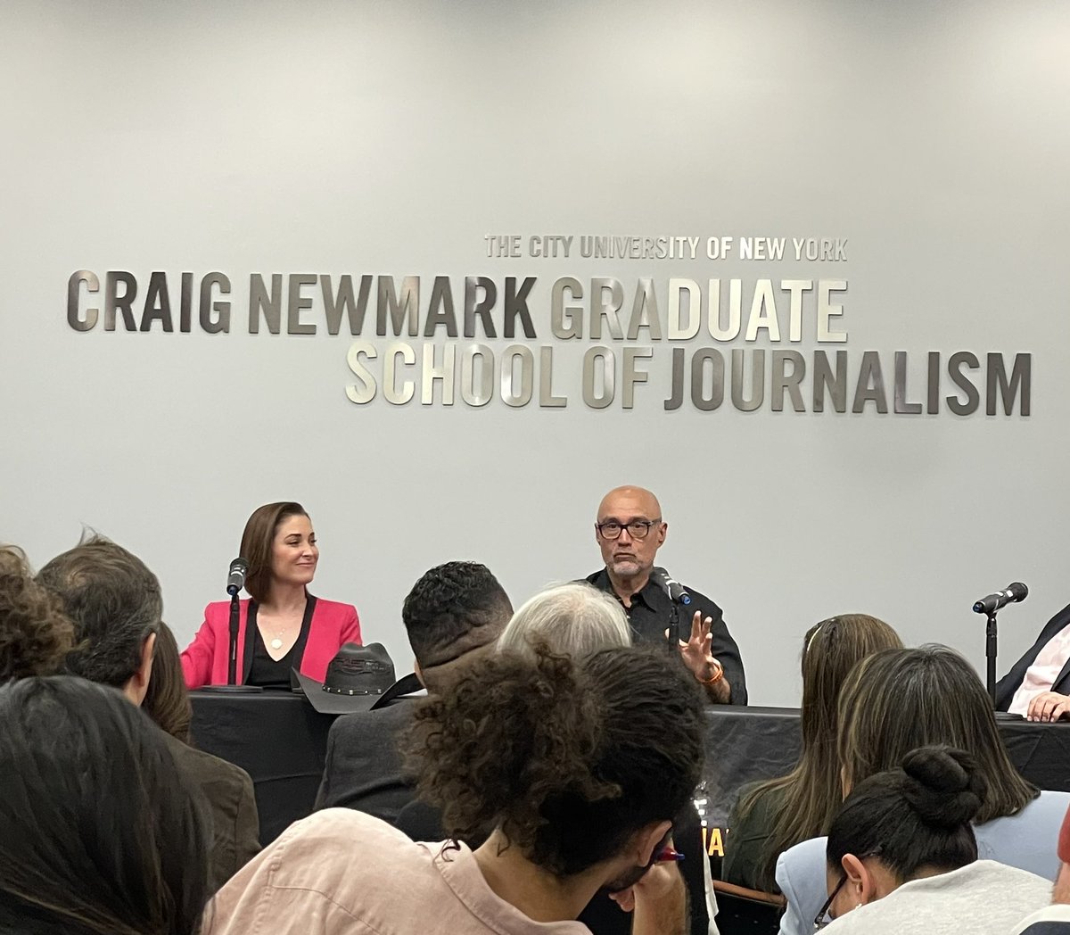 This week I was the guest speaker at @CUNY @newmarkjschool Where I talked about having a CRIMINAL record, being a TEENAGE father and never going to COLLEGE. I explained that you dont have to be “perfect” to succeed! And the harder you work, the luckier you’ll be!