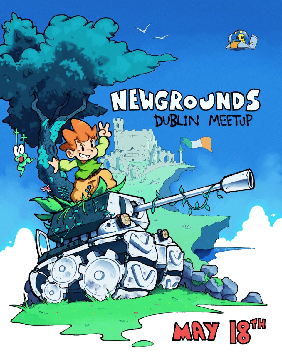 tictacsnack's tweet photo. The NEWGROUNDS DUBLIN MEETUP is happenin NEXT MONTH! ✌️ https://t.co/pIRF1ryowp
