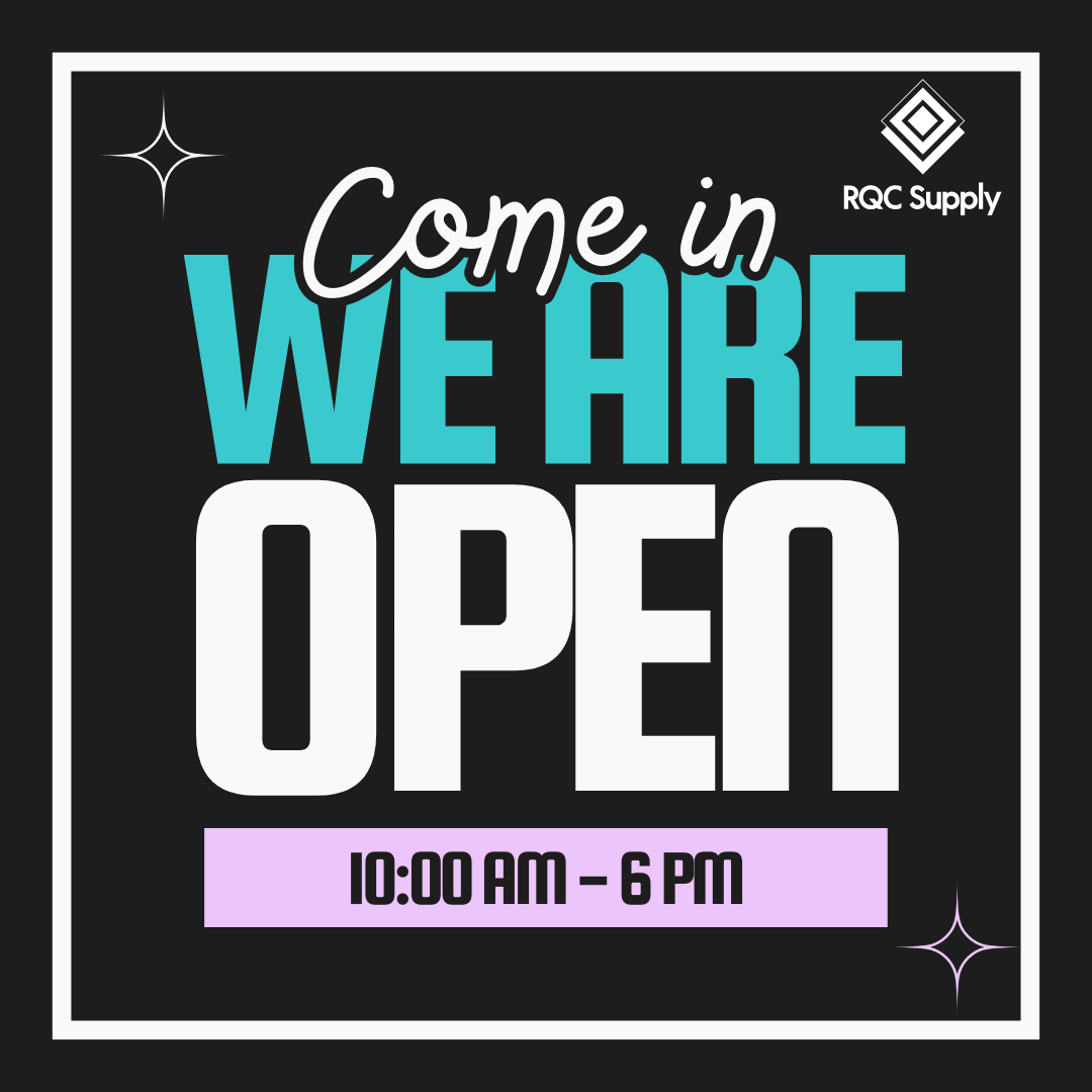 🌟 Ready for some retail therapy? Come on in, our doors are wide open from 10am to 6pm! 🛍️✨ A shopping extravaganza at RQC Supply. Let the creative juices flow and enjoy a delightful shopping experience with us! 🎨🧵✂️💕 . #RQCSupply #shoplocal #londonontario #woodstockontario
