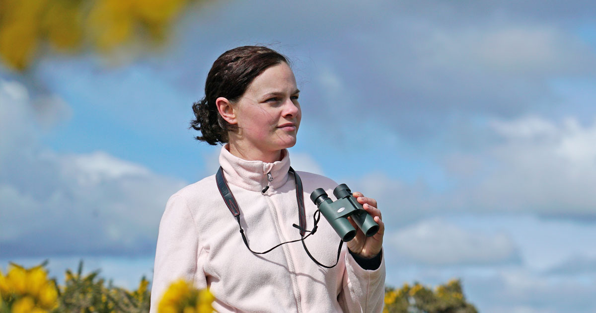 The team behind Kowa optics! Get to know Severine, our E-commerce Manager responsible for the websites and social media for Sporting Optics and Lenses. She likes exploring the world and observing wildlife, usually with a pair of binoculars in hand (BD25 in picture) #KowaOptics