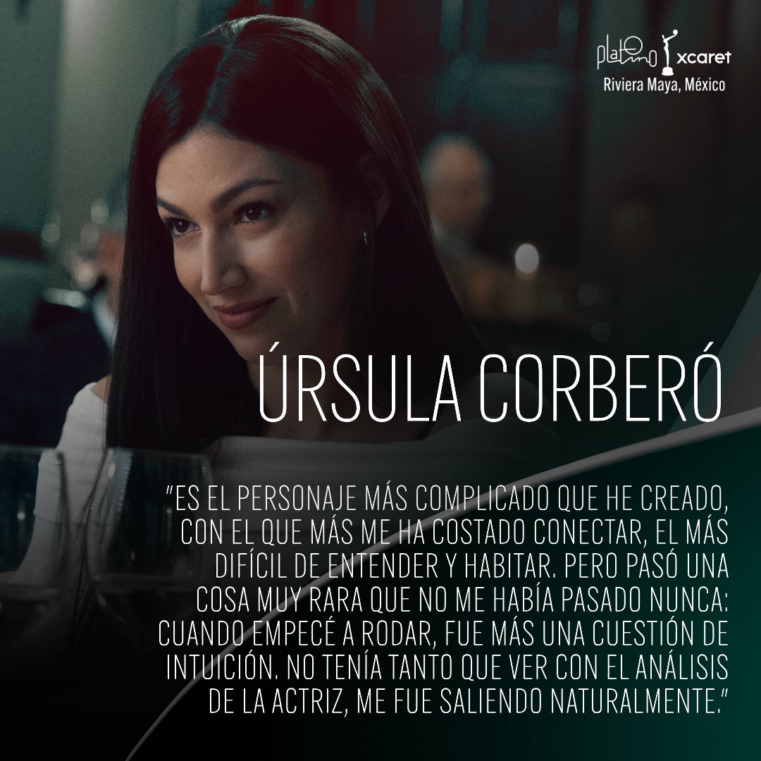 PremiosPLATINO's tweet photo. Deja tu ❤️ si Úrsula es tu favorita para pasado mañana en la gala de los #PlatinoXcaret #RivieraMaya

La actriz española repite nominación tras la obtenida en 2020 por #LaCasaDePapel.

#UrsulaCorbero https://t.co/njx19SUr40