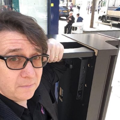 #NewProfilePic A memorable moment from a while back: wheeling a Roland piano across Liverpool city centre, up the hill to the Philharmonic, for a Damon Albarn gig. Too close to the plot of Napoleon’s Piano for me…