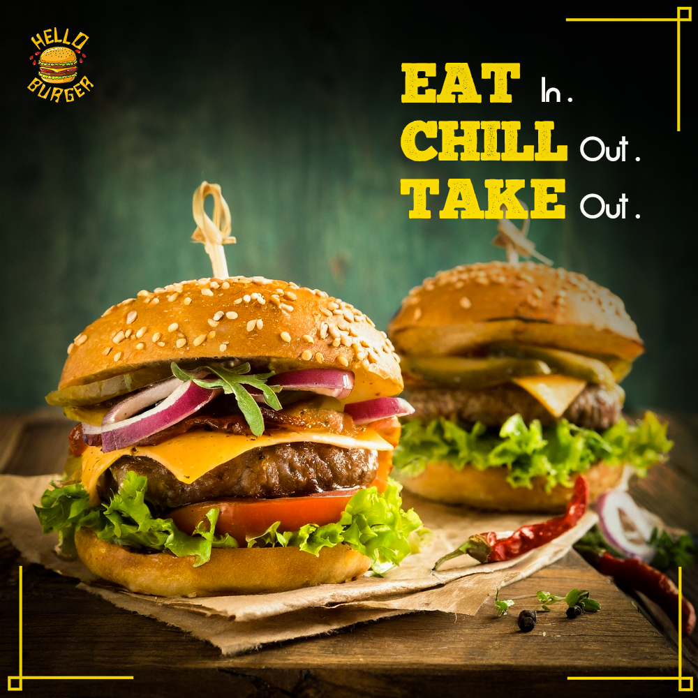 HelloBurger3's tweet photo. Whether you're dining in for a cosy experience, grabbing a quick bite on the go, or chilling out with friends, our mouthwatering burgers are always the perfect choice. 🍔✨

#HelloBurger #BurgerBliss #ChillOutWithBurgers #DiningExperience #experiencematters #quickbites #chilltime https://t.co/Bb5ycNkbZO