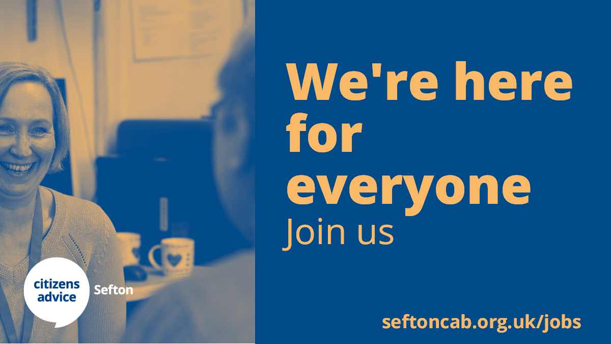 Our Money Adviser role offers a genuine opportunity to join a local charity and help people in Sefton with the problems they face. 

While this position is for a Money Advice Caseworker, we are open to trainees and we encourage you to apply

seftoncab.org.uk/jobs