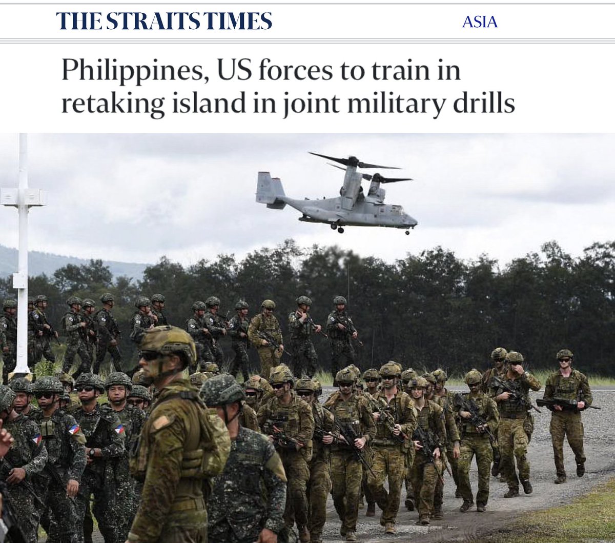 #Philippines, #US forces to train in retaking island in joint military drills Philippine and American forces will simulate retaking enemy-occupied islands during joint military drills starting next week in areas facing Taiwan and the South China Sea as Manila shifts its focus to…