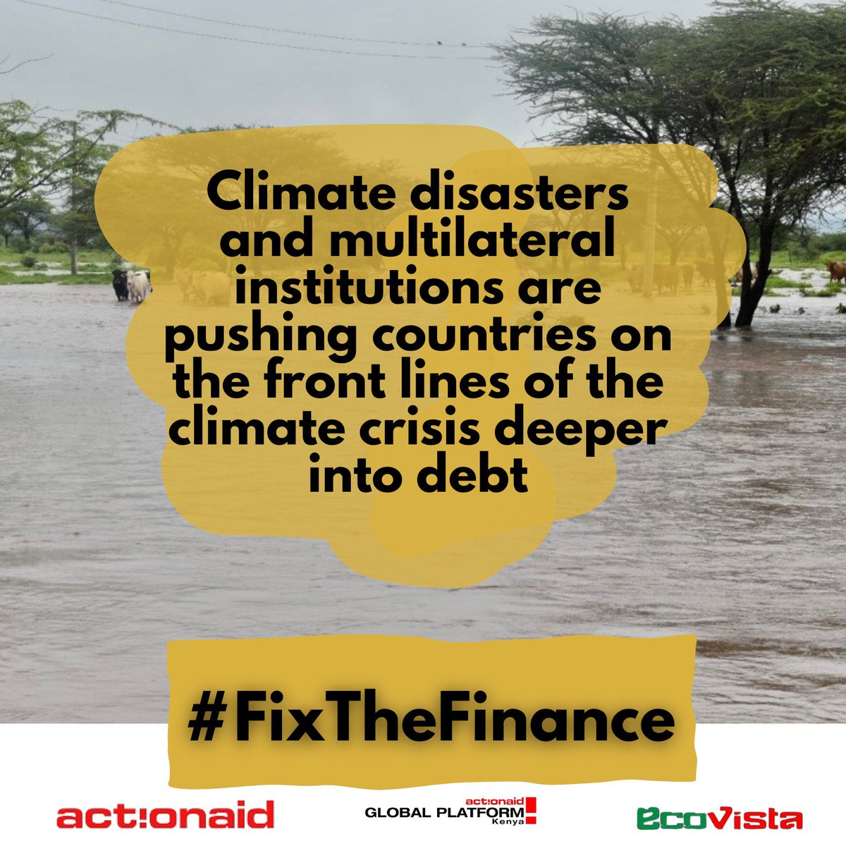 Climate disasters indeed impose a heavy burden on developing countries. These nations often lack the necessary infrastructure, resources, and capacity to adequately prepare for and respond to climate-related events such as hurricanes, floods and droughts. #ForPeopleForPlanet