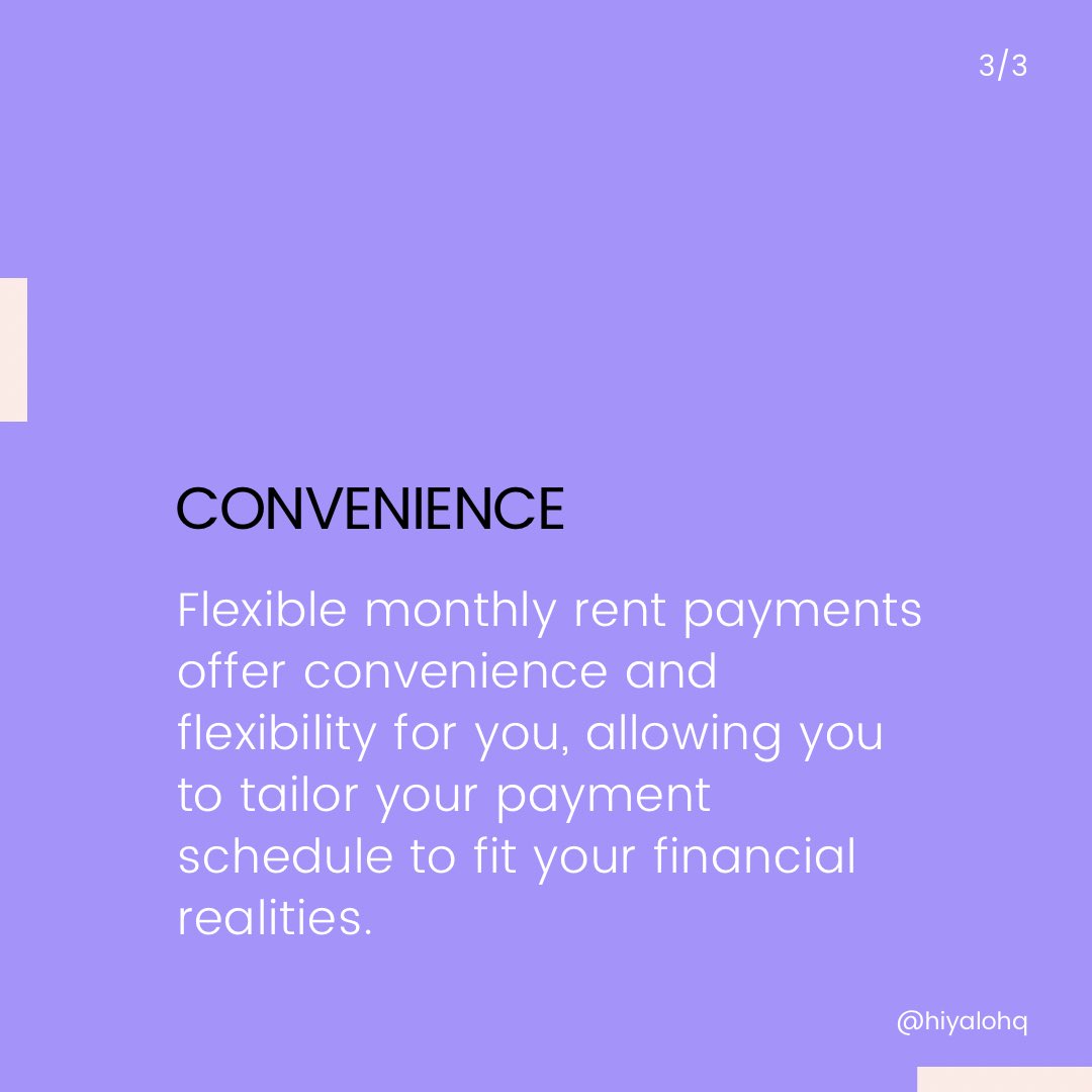 Adulthood is a full time job and can get really overwhelming! Managing work, family and finances can be a lot. 

One major way to ease financial stress is to opt for flexible options to sort chunk expenses like paying your rent.

Was this helpful? RT to your fellow “adults”.