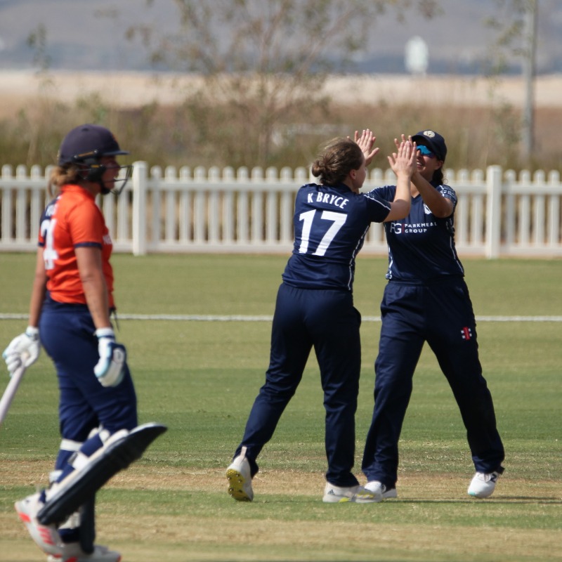 CricketScotland's tweet photo. Tomorrow's match against the UAE has been cancelled due to the recent inclement weather.

We will instead face @KNCBcricket in a warm-up fixture at @SevensStadium 🙌🏏

#FollowScotland