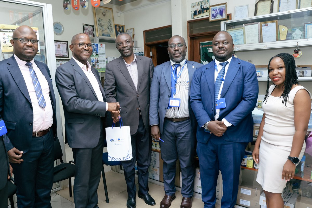 CentenaryBank's tweet photo. As we continue our #customerweek2024 we also visited Dr. Benedict Lugemwa the Director of Kwewayo (U) Vet pharmacy. He has been our loyal customer for more than 25 years. https://t.co/QpeE4iW8hJ