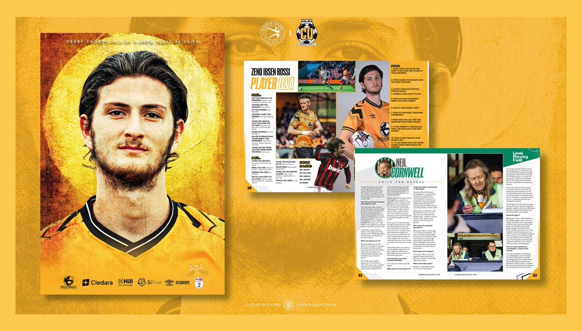 @dcfcofficial Information concerning Saturday's matchday programme can be found via the link below Follow the link for more details cambridgeunited.com/news/2024/apri… Don't forget you can click and collect on the day via slocamutd.org/store/p226/Der… #CamUTD