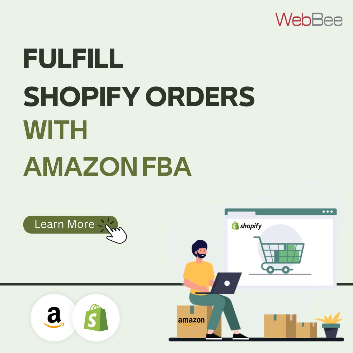 Our latest blog post dives deep into the benefits of utilizing Amazon FBA for Shopify fulfillment.

Learn more: webbeeglobal.com/blog/how-to-fu…

#shopify #ecommerce #amazonfba #fulfillment #businesssolutions #growthstrategies #shopifyfulfillment #ecommercegrowth #orderfulfillment