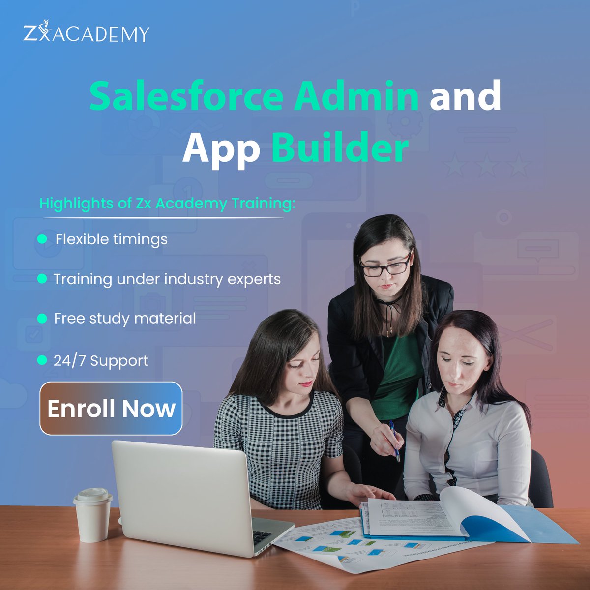 📷 Boost Your Career with Zx Academy Salesforce Admin and App Builder Training! 📷 #SalesforceAppBuilder#SalesforceCertification#ZxAcademy#SalesforceAdmin#SalesforceTraining#CloudComputing#CRM#SalesforceCareers#TechCareers#Salesforce#BoostYourSalesforceSkills#Hyderabad