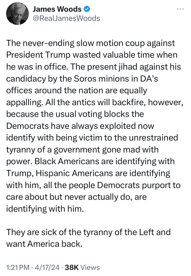 @TheDemocrats @DNC @TheJusticeDept have all become DICTATORS. The Constitution has no meaning to them. They want to do what Karl Marx with the help and likes of New York Supreme Court Judge Juan Merchan … and they have so much hate in their souls that they don’t care they’re…