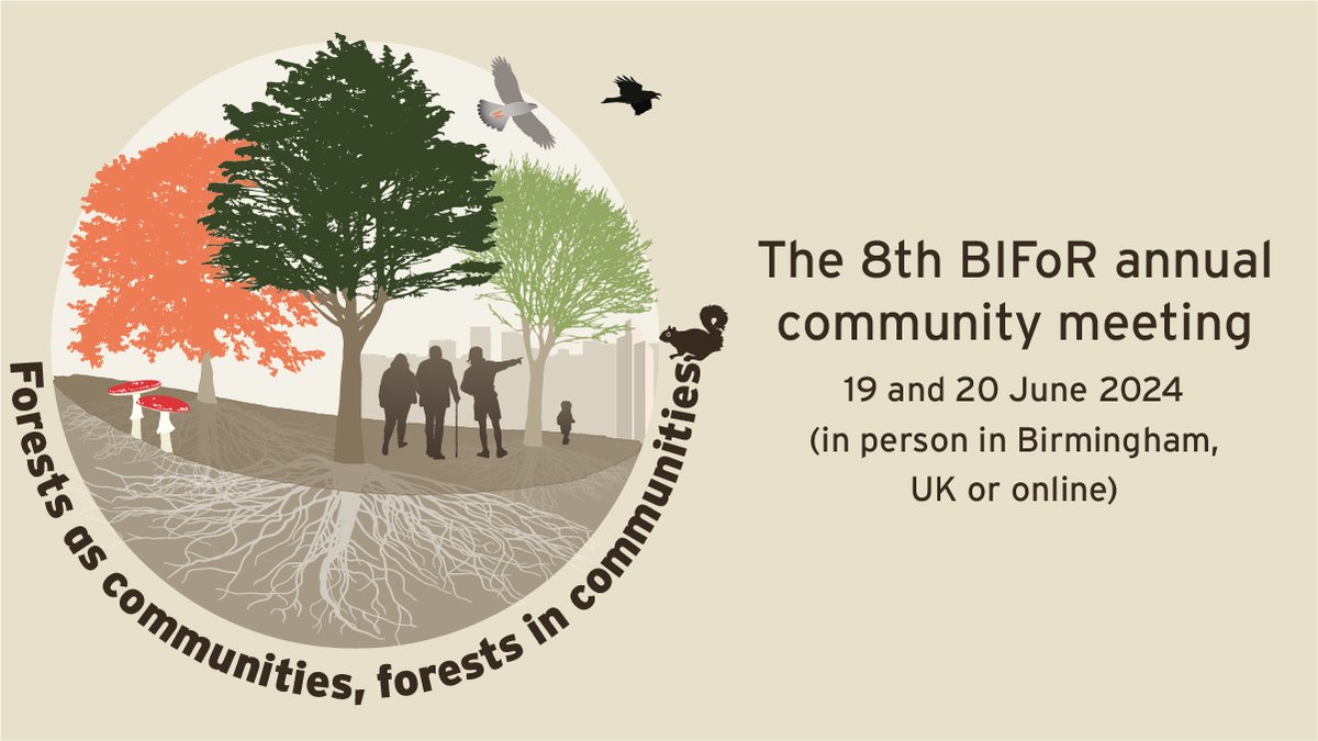 We will attending <a href="/BIFoRUoB/">BIFoR</a> 8th annual conference at the <a href="/unibirmingham/">Uni of Birmingham</a>: Forest as communities, forests in communities. We will there with our #VirtualReality #VR headsets so everyone has a chance to “visit” some #LongTermExperiment #LTE sites. Register: bit.ly/49qGS55