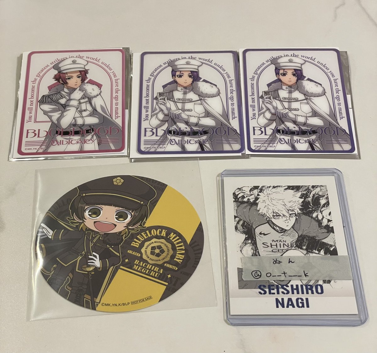 o__t____k's tweet photo. 【交換】ブルーロック ステラマップカフェ ソフマップ コースター　クリアカード 特典

譲：クリアカード　冴1 玲王2
        コースター　SD蜂楽
求：クリアカード　凪、潔（身内分）
       コースター　SD凪

池袋お手渡し＞郵送
お気軽にお声がけください🙇🏻‍♀️
よろしくお願いします。 https://t.co/l6M11Jc7Is