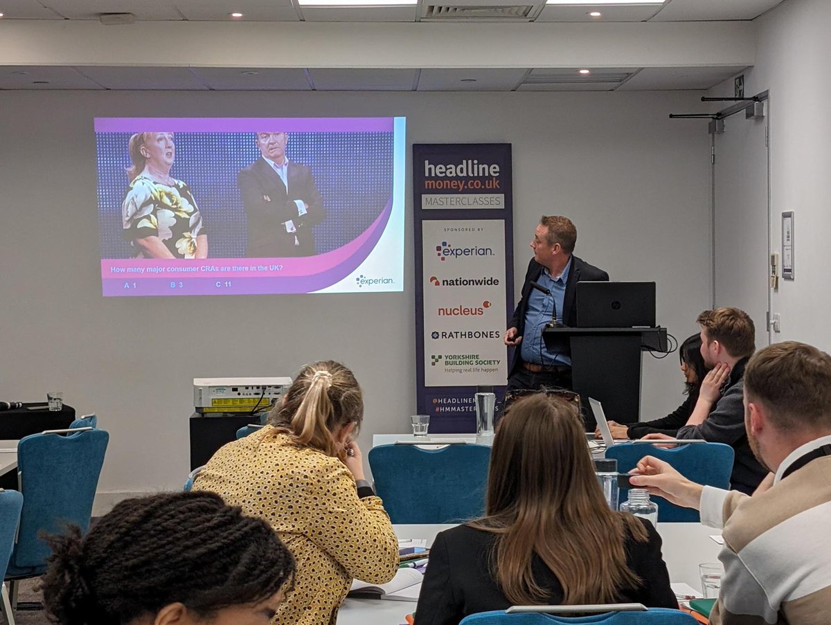 Headlinemoney_'s tweet photo. Welcome to our next #HMMasterclass speaker @AskJames @Experian_UK, for an overview of credit reports and how lenders use them. https://t.co/39p0QFbkR0