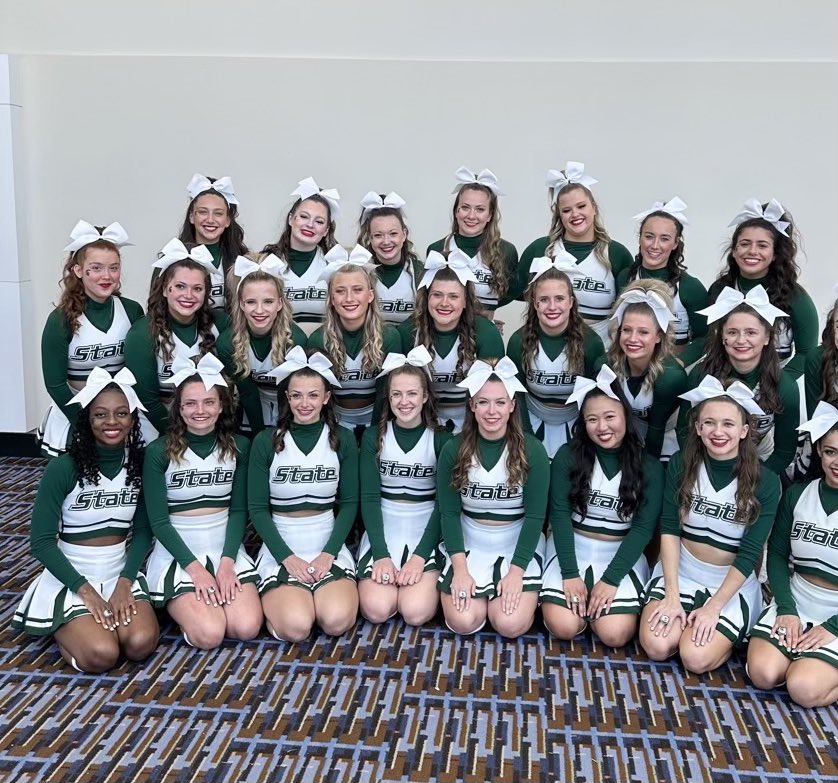 glameselle's tweet photo. We would like to say thank you to the Michigan State All-Girl Competitive Cheer Team for allowing us to be their official lipstick sponsor for #NCANationals this year! Congratulations on your placement, beauties!💋
#msuallgirl #ncanationals #msustrong  #cheermakeup #glameselle https://t.co/mOmWIJQpMB