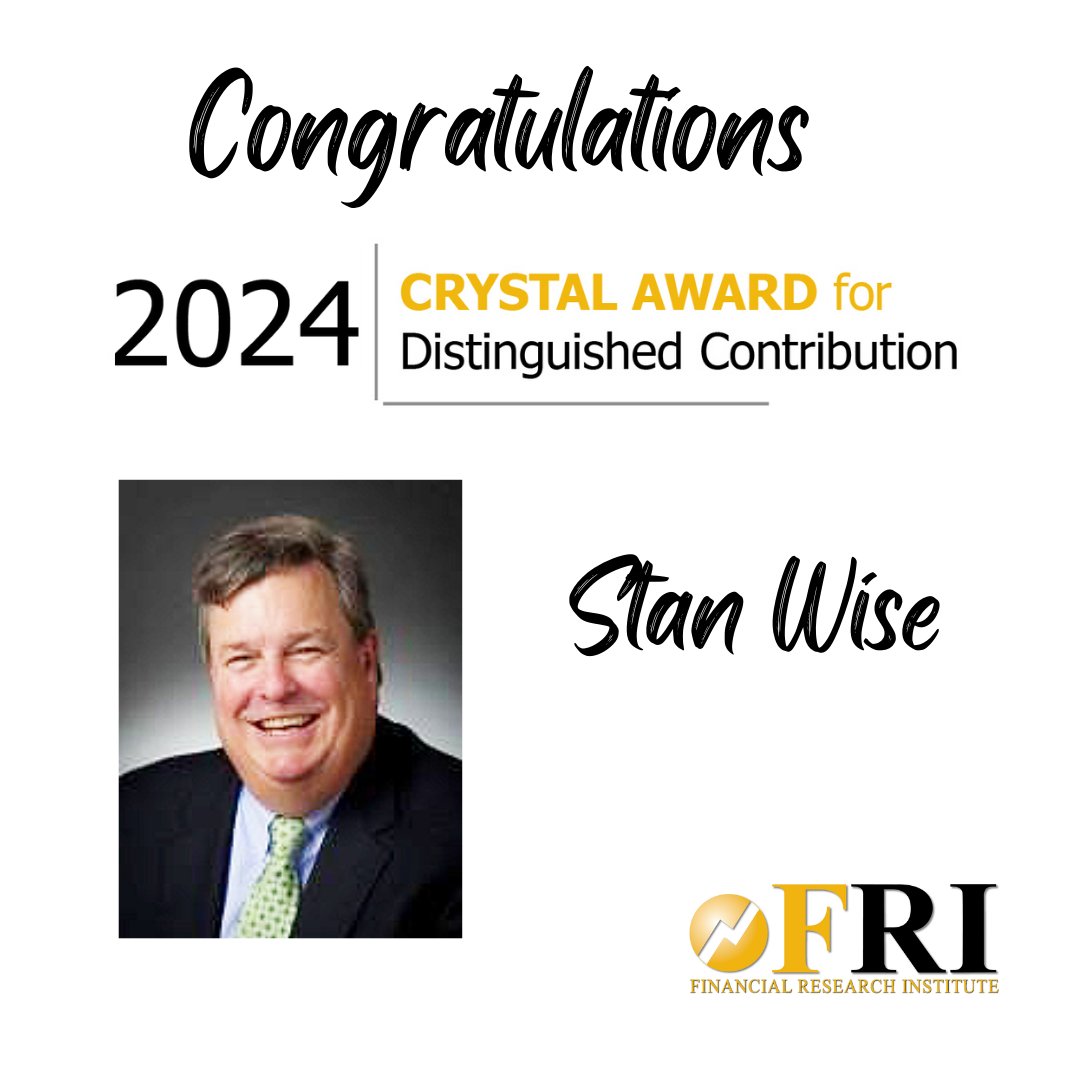 The FRI is pleased to announce Stan Wise, former Georgia Public Service commissioner, as the 2024 recipient of the FRI Crystal Award for Distinguished Contribution! Congratulations!
fri.missouri.edu/stan-wise-sele…