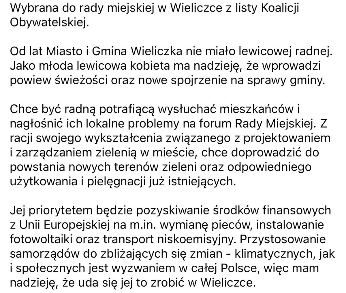 Nasza pierwsza młodolewicowa samorządowczyni to <a href="/julia_kubac/">Julia Kubać</a>👇