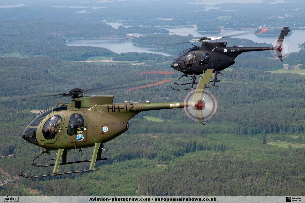 𝐀𝐈𝐑𝐒𝐇𝐎𝐖 𝐍𝐄𝐖𝐒: The Finnish Army will be providing the NH-90TTH and MD500 for a flying display at the Vaasa Airshow on the 15th-16th June 2024.