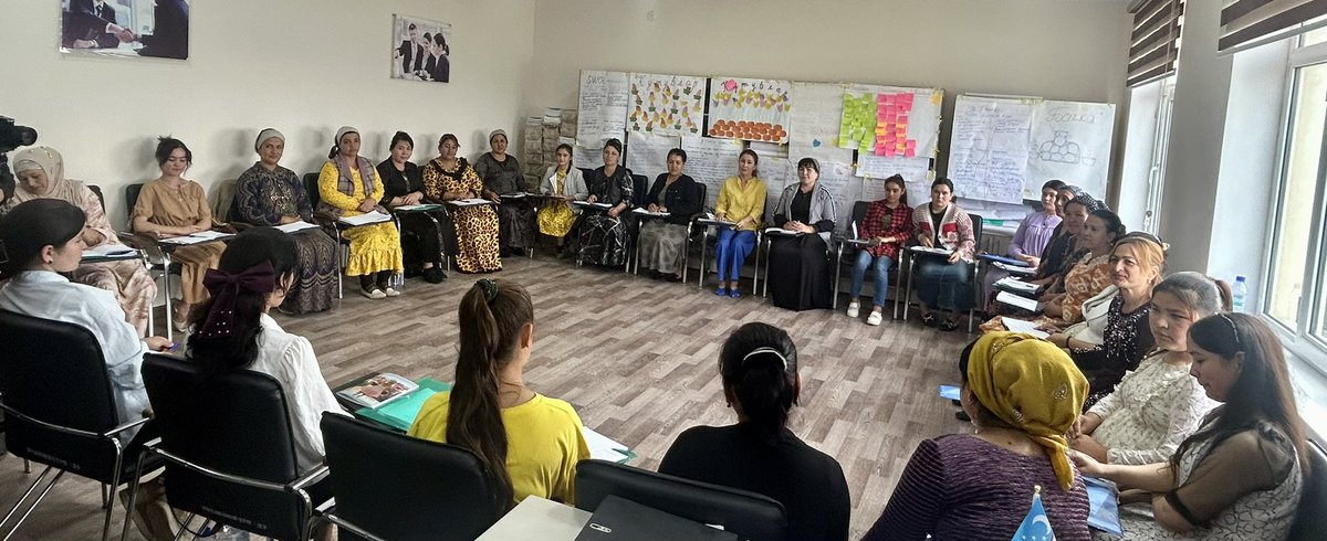 marina_novi_'s tweet image. In the Angor Monocenter in Surxondaryo Region #SSPS project of the @WorldBankECA is supporting entrepreneurship skills training, this time there is an all-female group. More than 10,000 people across 🇺🇿 have completed the course since 2022.