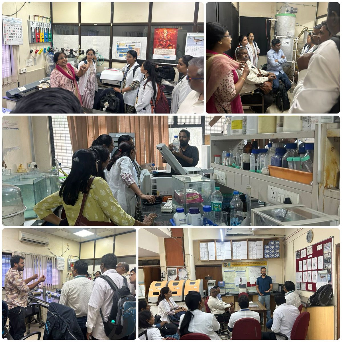 During their visit to CSIR-NEERI, Postgraduate students from the Community Medicine Department of Shri V N Government Medical College, Yavatmal, learned about the impact of environmental factors on health, including air & water pollution, toxicology, etc. @CSIR_IND @dgcsirIndia