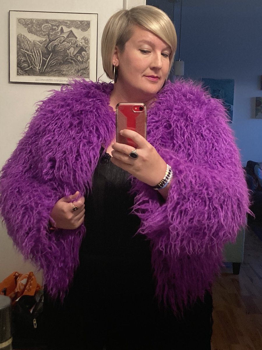 Being extra with my Midnights fit today, but it’s the last day before TTPD! What can I say?? 😎💜💙🖤🤷‍♀️ Here’s a look at all my “eras” this week in anticipation of <a href="/taylorswift13/">Taylor Swift</a>’s new album! folklore, Lover, Red, and Midnights respectively.