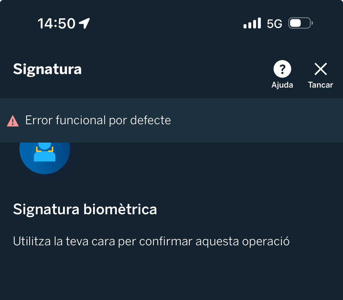 jordigrabo's tweet photo. @BBVAresponde_es Error funcional por defecto. Pero a parte del cambiar la contraseña no puedo entrar con mi contraseña desde web. https://t.co/rjz8CdCe9J