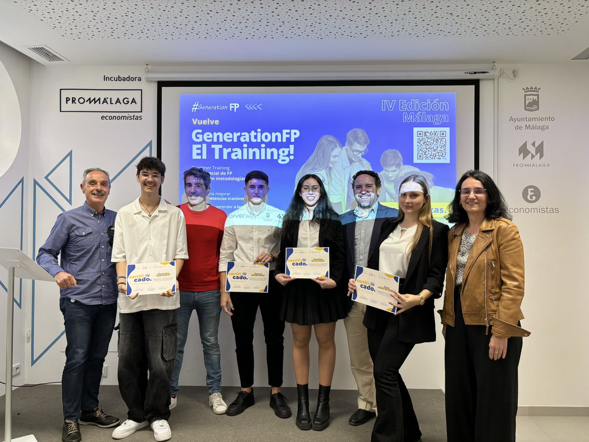 diverxiamlg's tweet photo. Por cuarto año consecutivo, nuestrxs alumnxs se enfrentaron en la famosa #finalround del programa #GenerationFP para presentar sus proyectos finales ante un jurado profesional compuesto por: https://t.co/y5bf38jITG