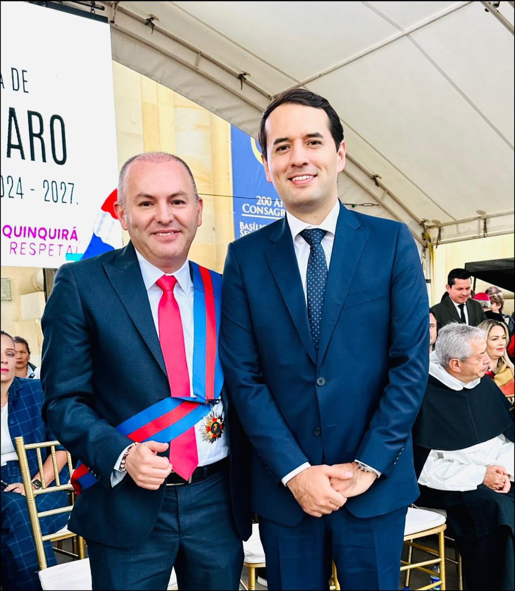 A nuestro estimado amigo y coequipero, el alcalde de Chiquinquirá, @JeffersonCaroC En este día tan especial, queremos expresar nuestra más sincera felicitación por su cumpleaños. Quiero aprovechar esta oportunidad para reconocer y valorar profundamente su liderazgo, su