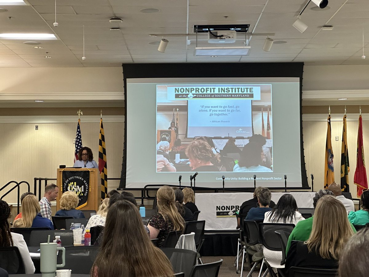 Getting the day underway at #NPIconference2024 at <a href="/CSMHeadlines/">College of Southern Maryland Headline News</a>! Ready to engage and learn with nonprofit colleagues from around the region!