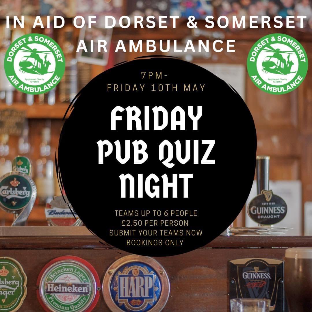 🧐PUB QUIZ- FRIDAY 10TH MAY🧐
🍺GET YOUR TEAM TOGETHER BECAUSE OUR NEXT PUB QUIZ IS ON THE WAY!🍺 7PM START AND HOT FOOD AVAILABLE!  IN AID OF DORSET AND SOMERSET AIR AMBULANCE
#berecidercompany #pubquiz #traditionalcider #pubquizzes #farmshopsuk #local #charityfundraiser